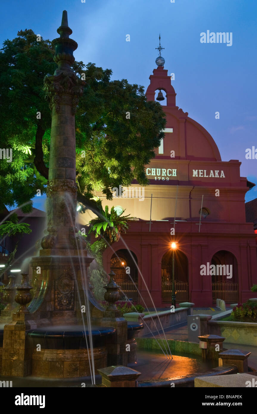 La Chiesa di Cristo Town Square Malacca Melaka Malaysia Foto Stock