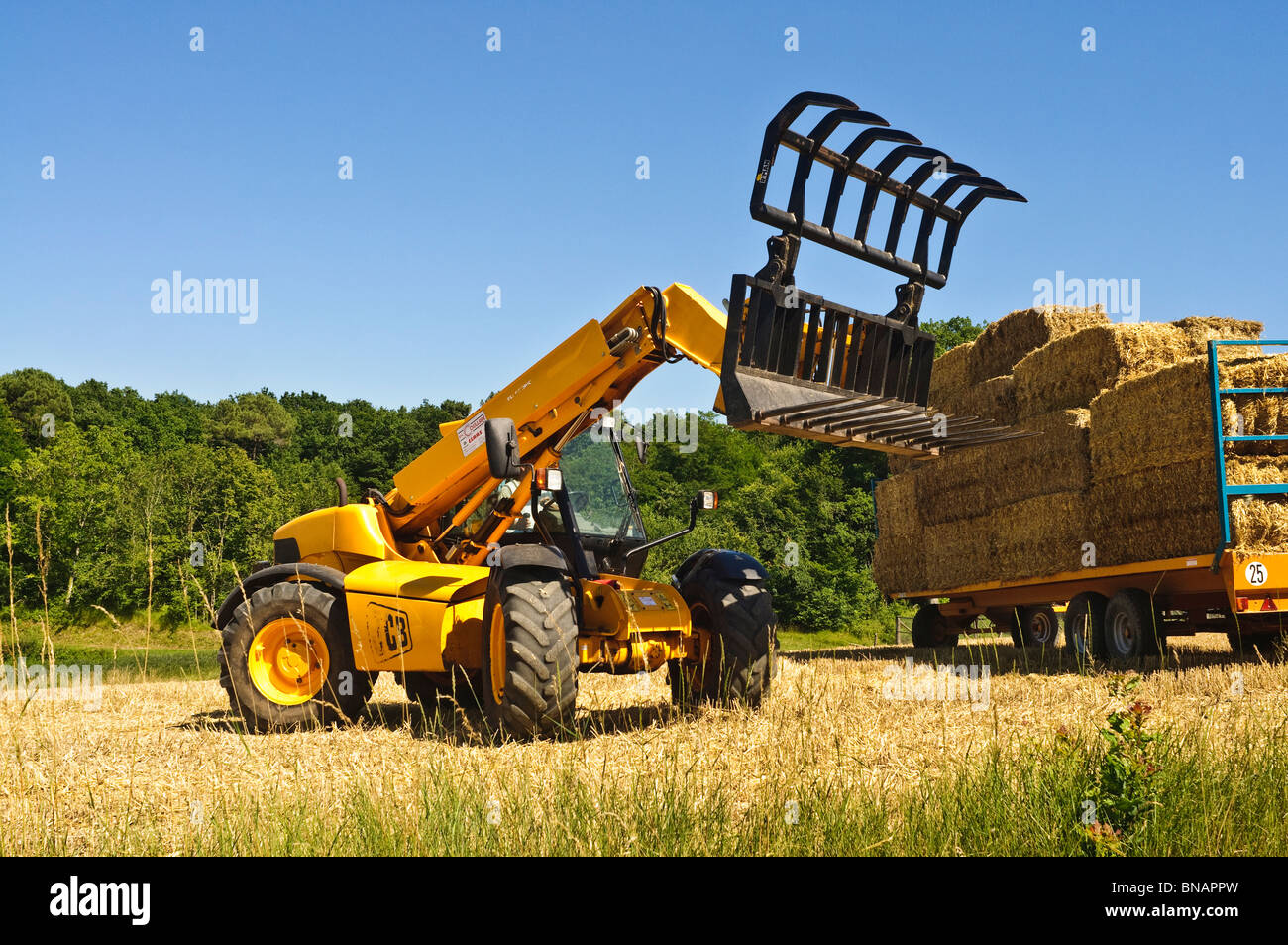 JCB 531-70 Agri Agricolo di Movimentatore telescopico - Francia. Foto Stock