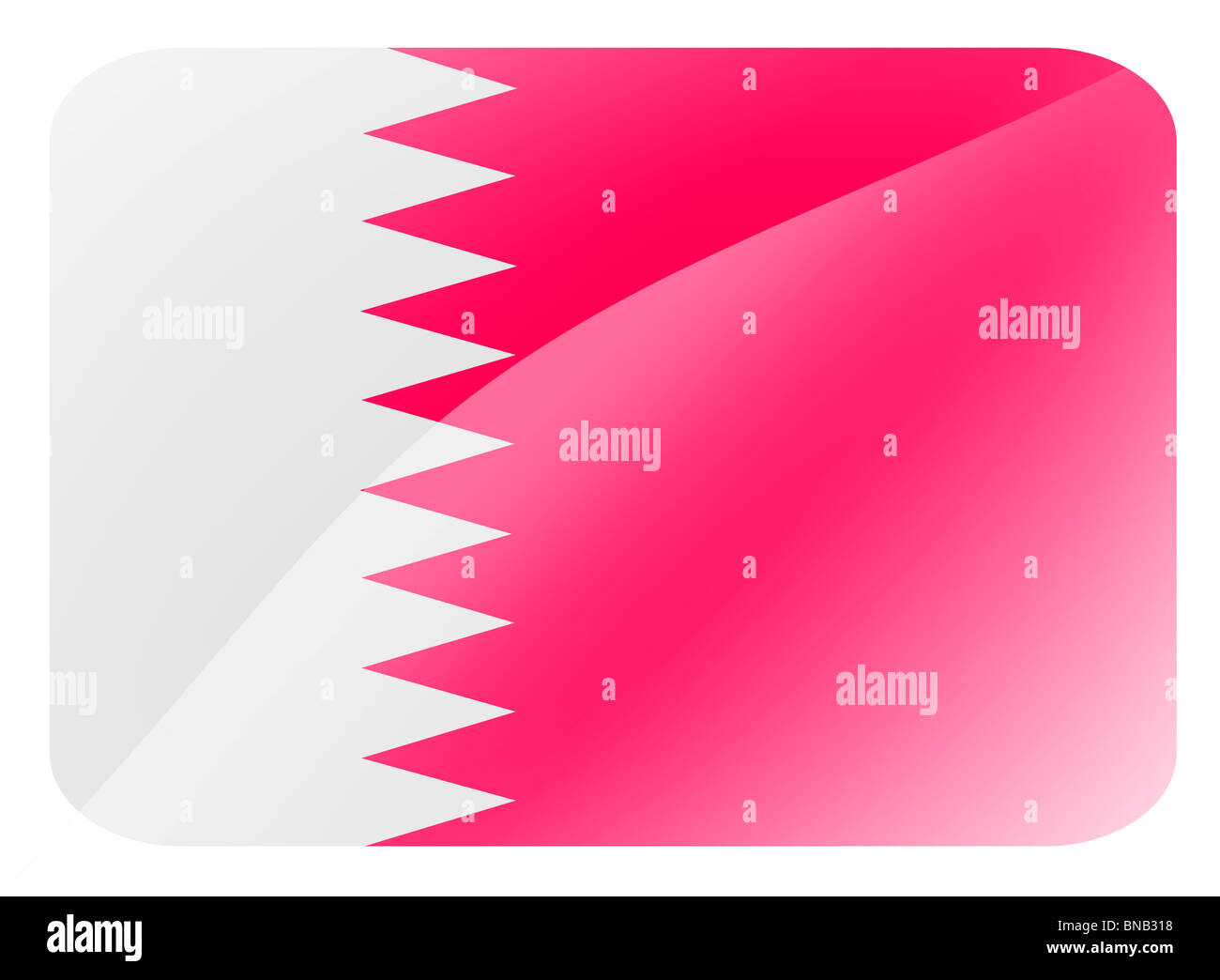 Bandiera del Qatar Foto Stock