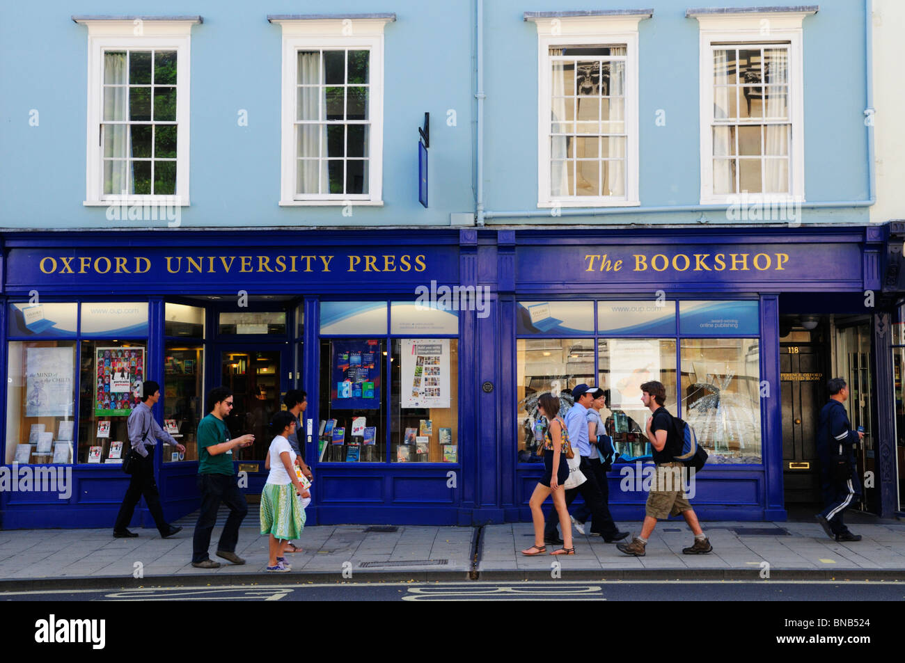 Oxford University Press bookshop, Oxford, England, Regno Unito Foto Stock