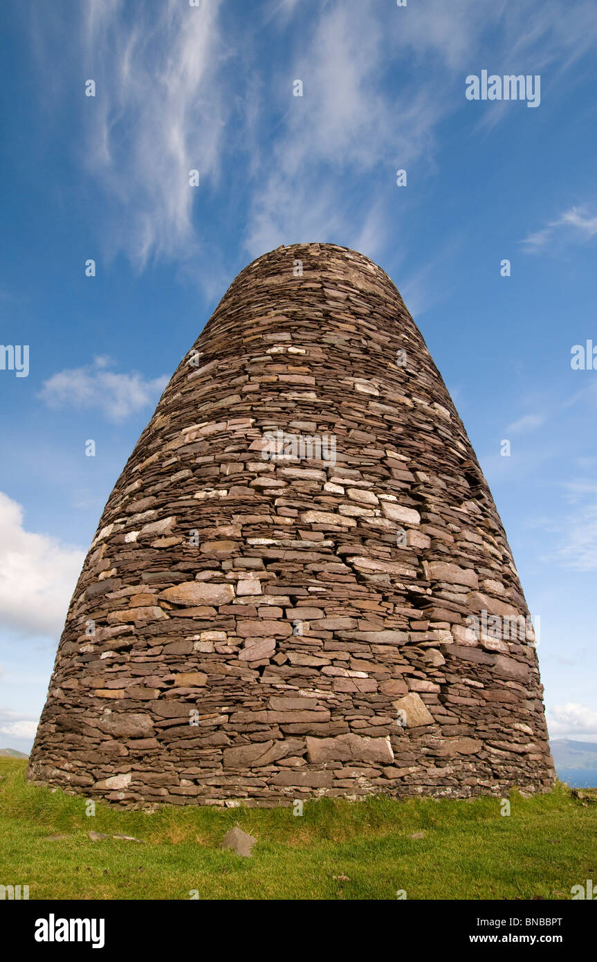 Torre Eask vicino a Dingle bay, penisola di Dingle, nella contea di Kerry, Irlanda Foto Stock