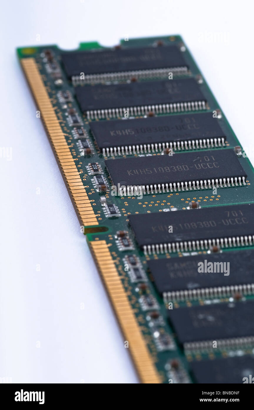 Memoria RAM da un personal computer, PC Foto Stock