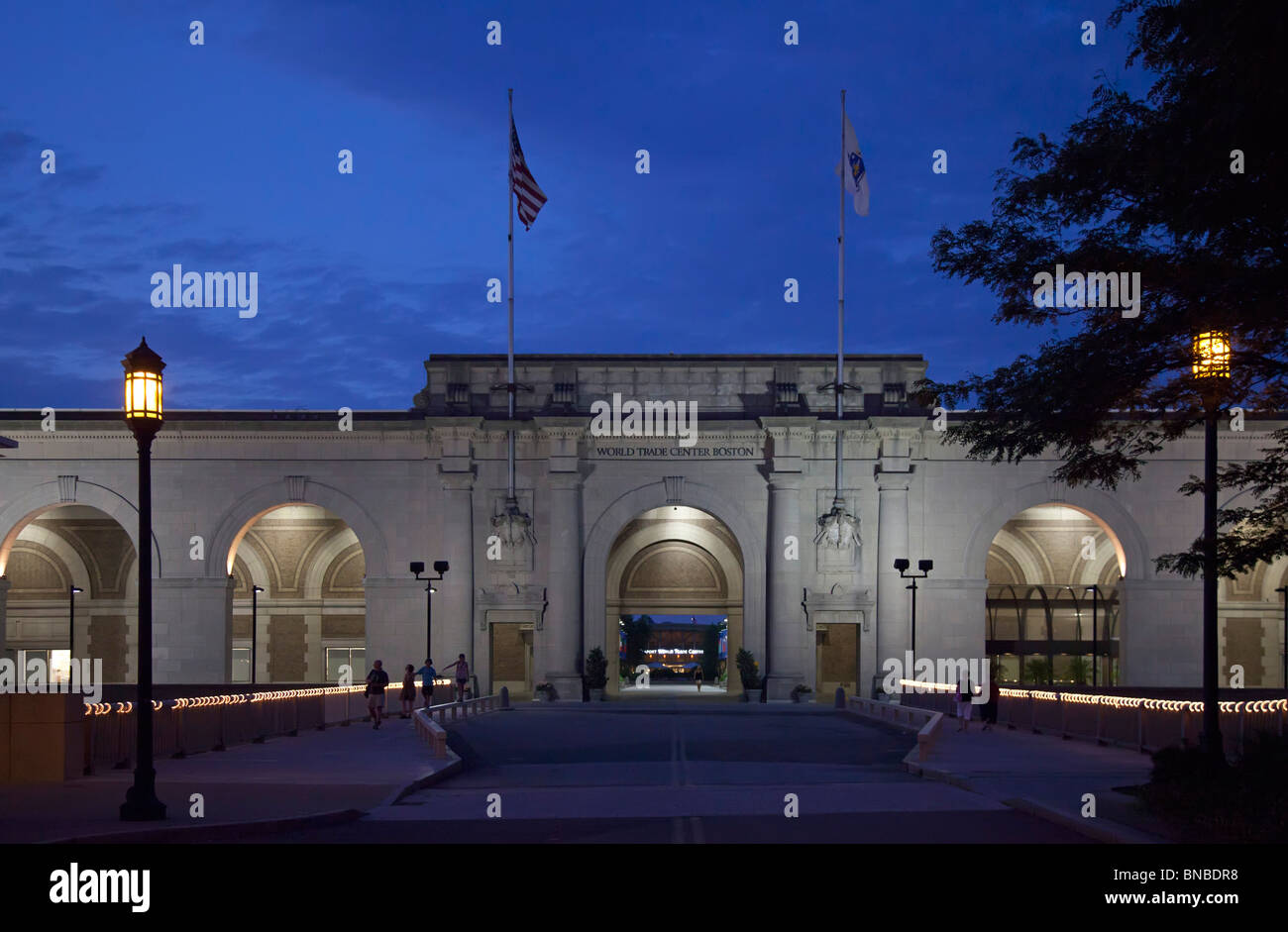 Boston, Massachusetts - Boston World Trade Center. Foto Stock