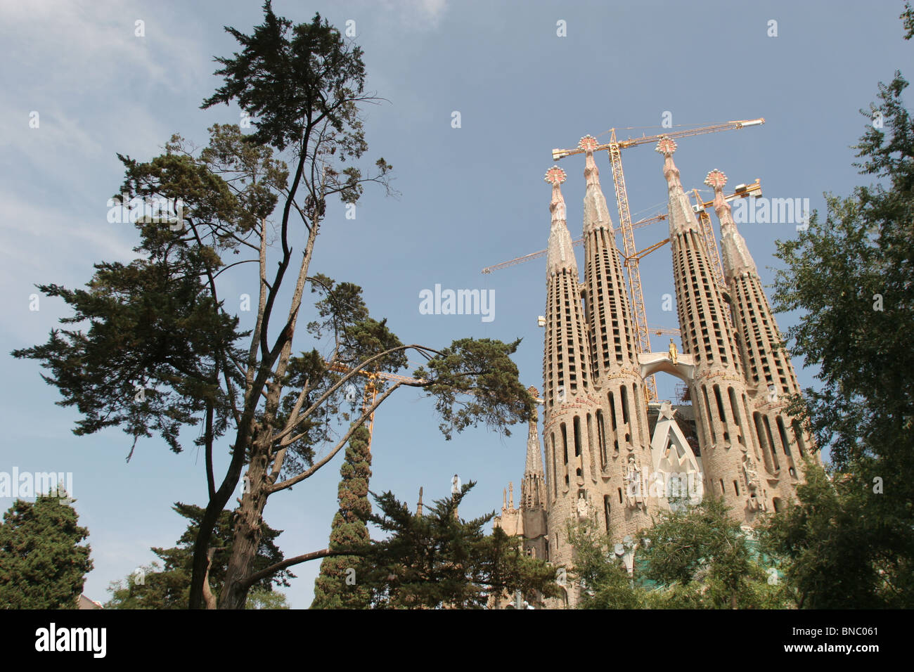 La Sagrada Familia, progettato dall'architetto Antoni