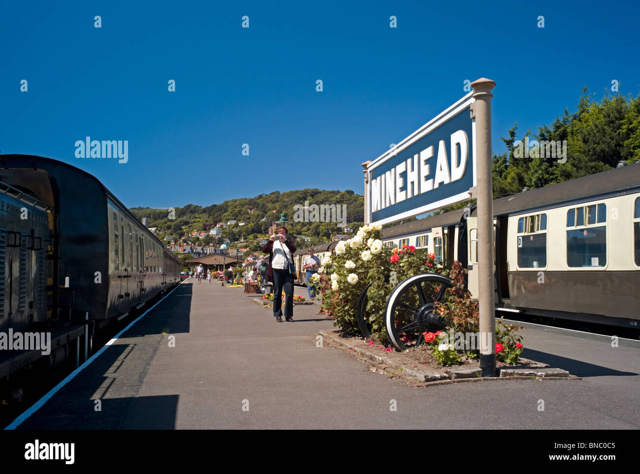 Minehead Stazione, West Somerset Railway, REGNO UNITO Foto Stock