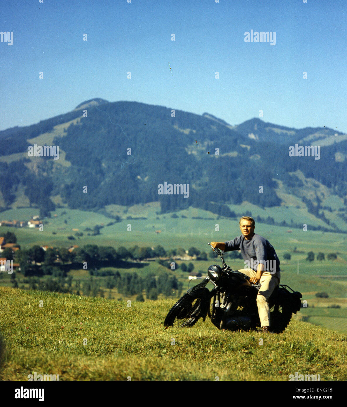 La grande fuga 1963 UA film con Steve McQueen Foto Stock