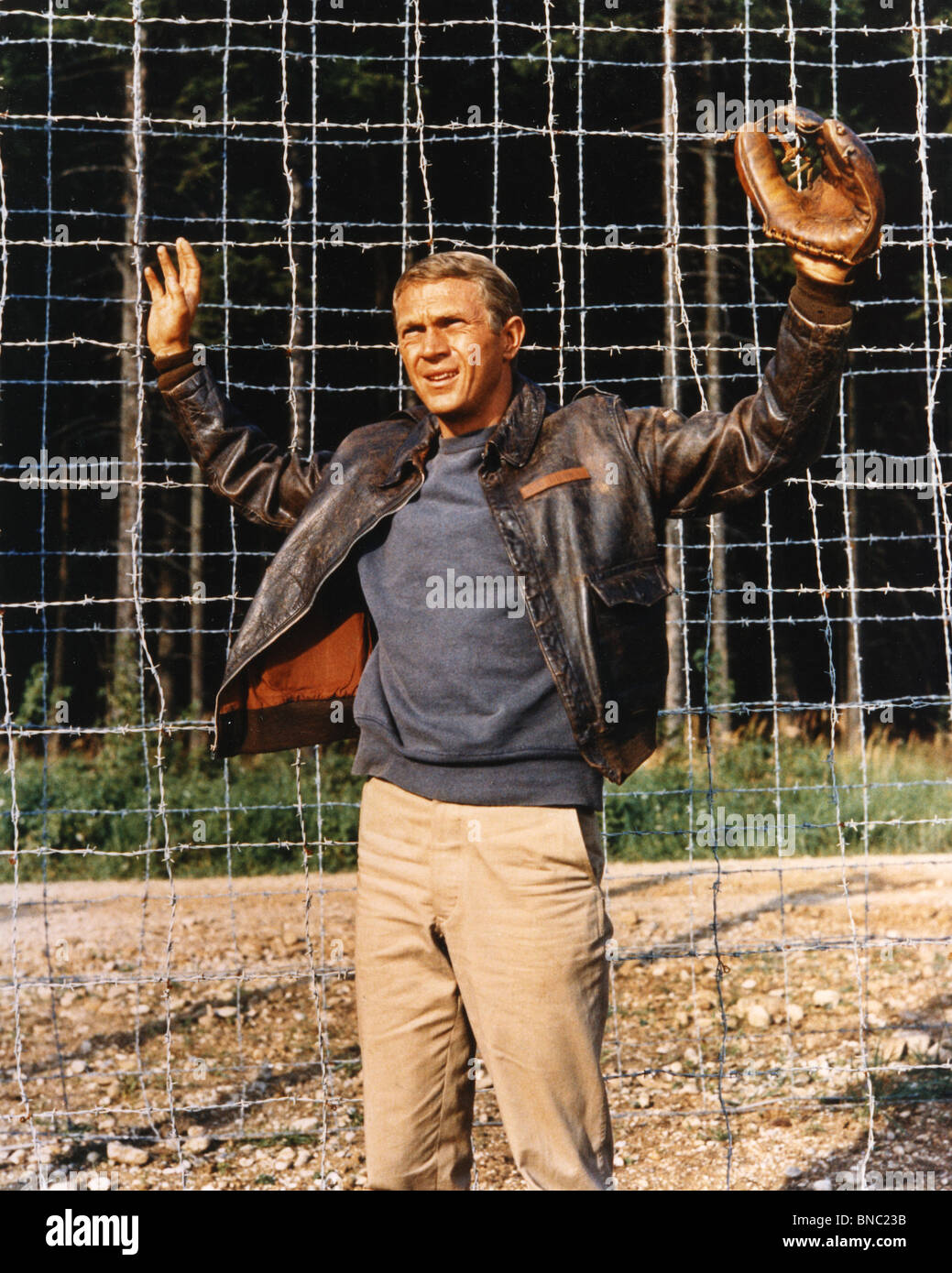 La grande fuga 1963 UA film con Steve McQueen Foto Stock