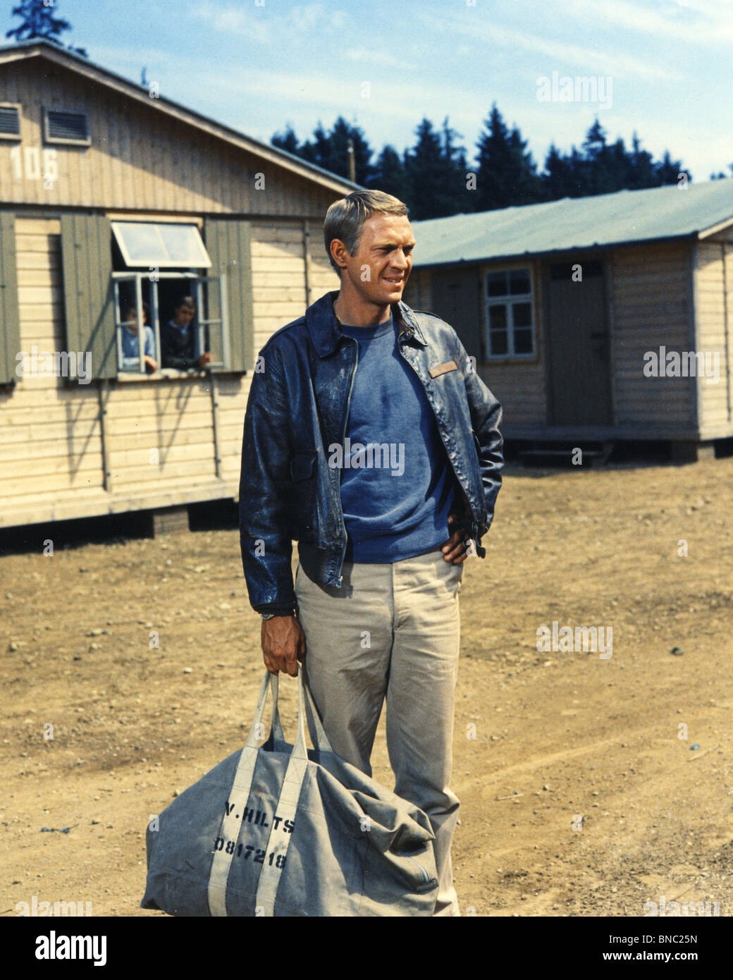 La grande fuga 1963 UA film con Steve McQueen Foto Stock