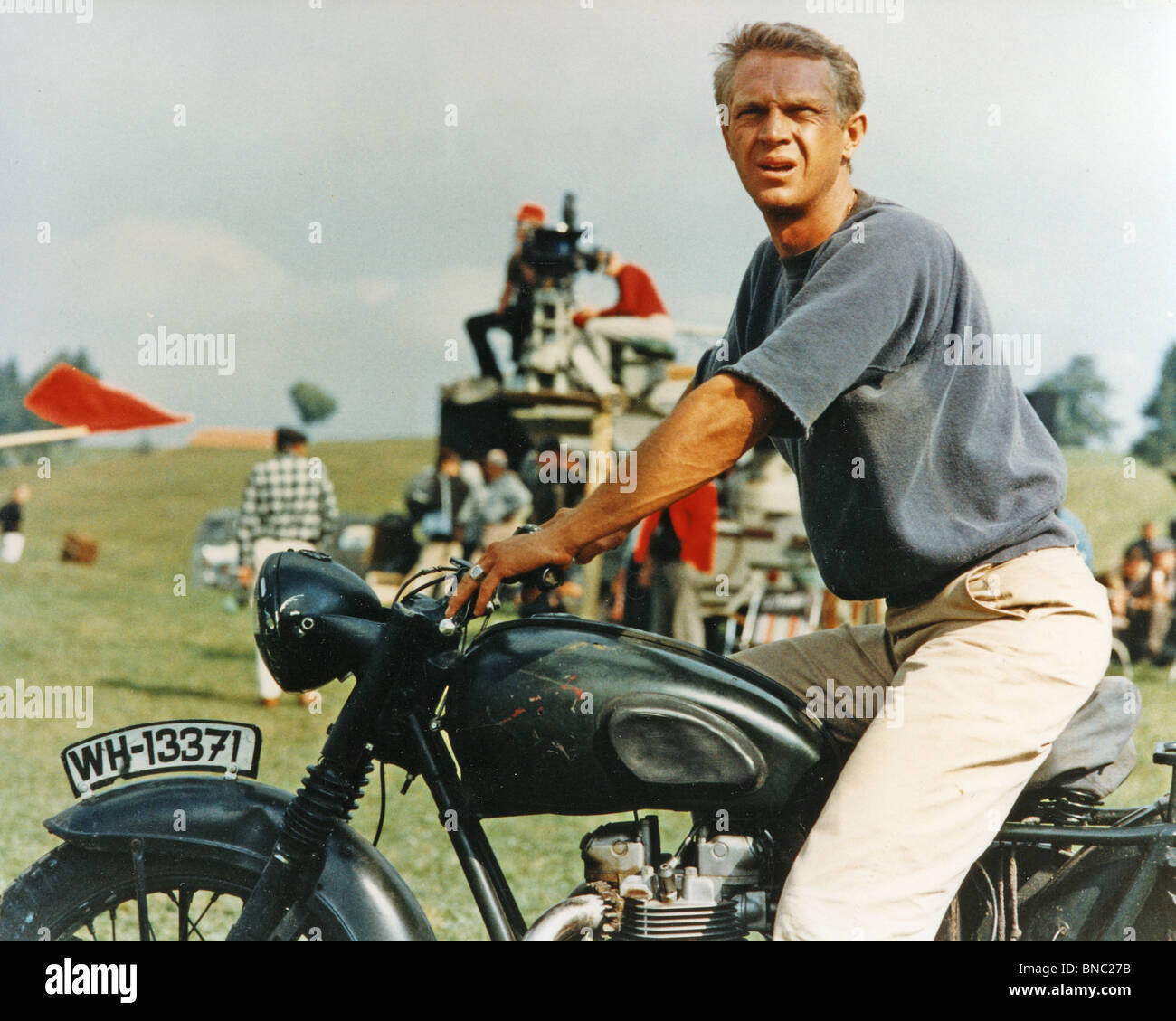 La grande fuga 1963 UA film con Steve McQueen Foto Stock