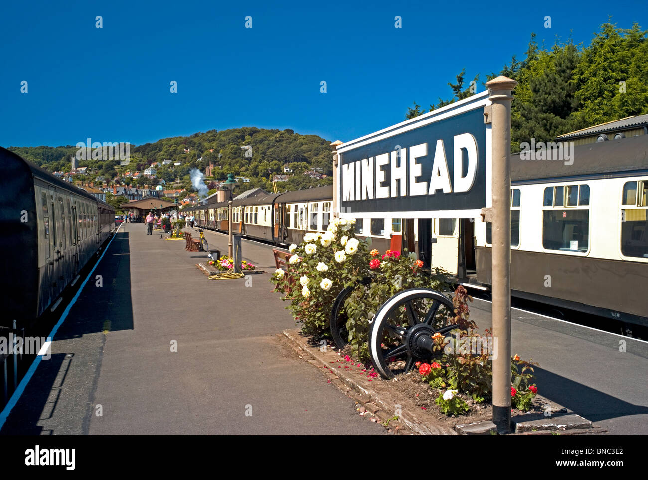 Minehead Stazione, West Somerset Railway, REGNO UNITO Foto Stock