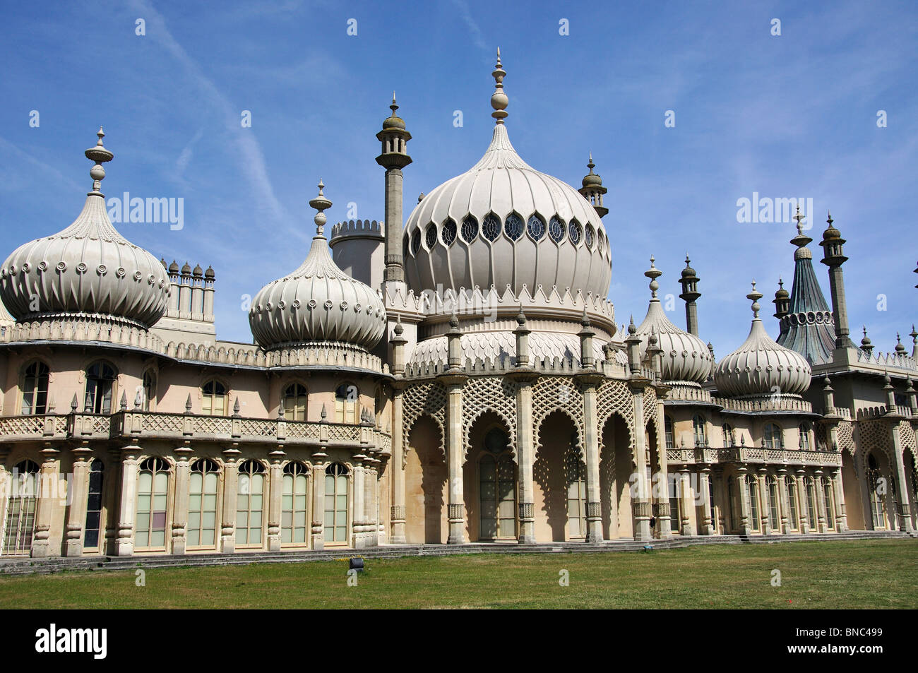 Il Royal Pavilion, Pavilion fabbricati, Brighton East Sussex, England, Regno Unito Foto Stock
