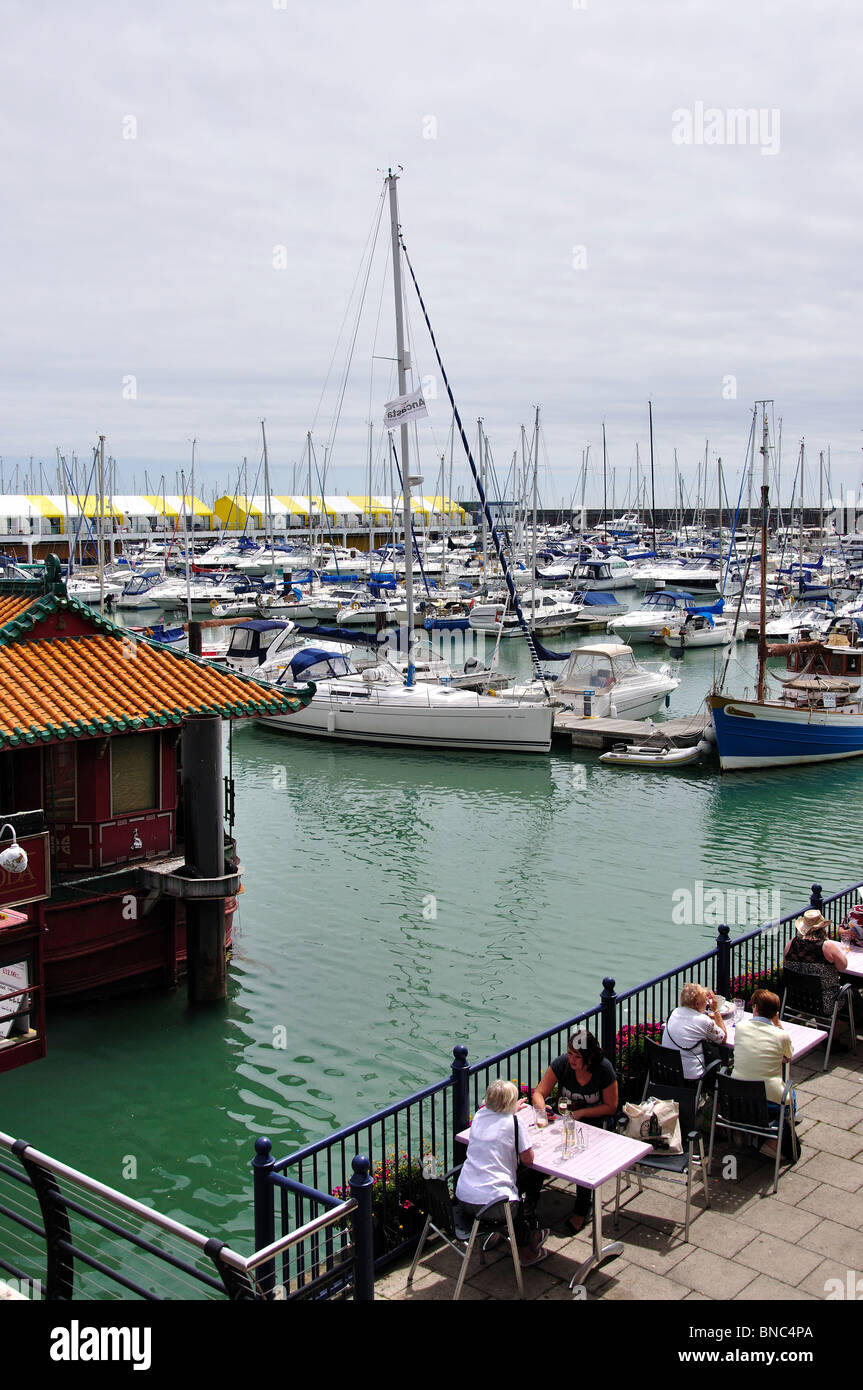 Waterfront Restaurant, Brighton Marina Village, Brighton Marina, Brighton East Sussex, England, Regno Unito Foto Stock