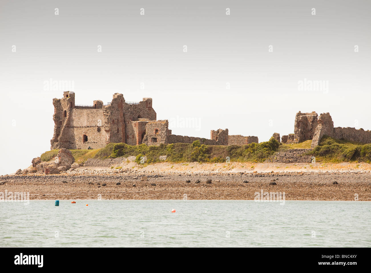 Piel castello su Piel isola a Barrow in Furness, Cumbria, Regno Unito. Foto Stock