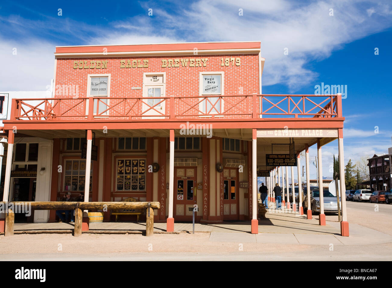 Golden Eagle Brewery, oggetto contrassegnato per la rimozione definitiva, Arizona. Foto Stock