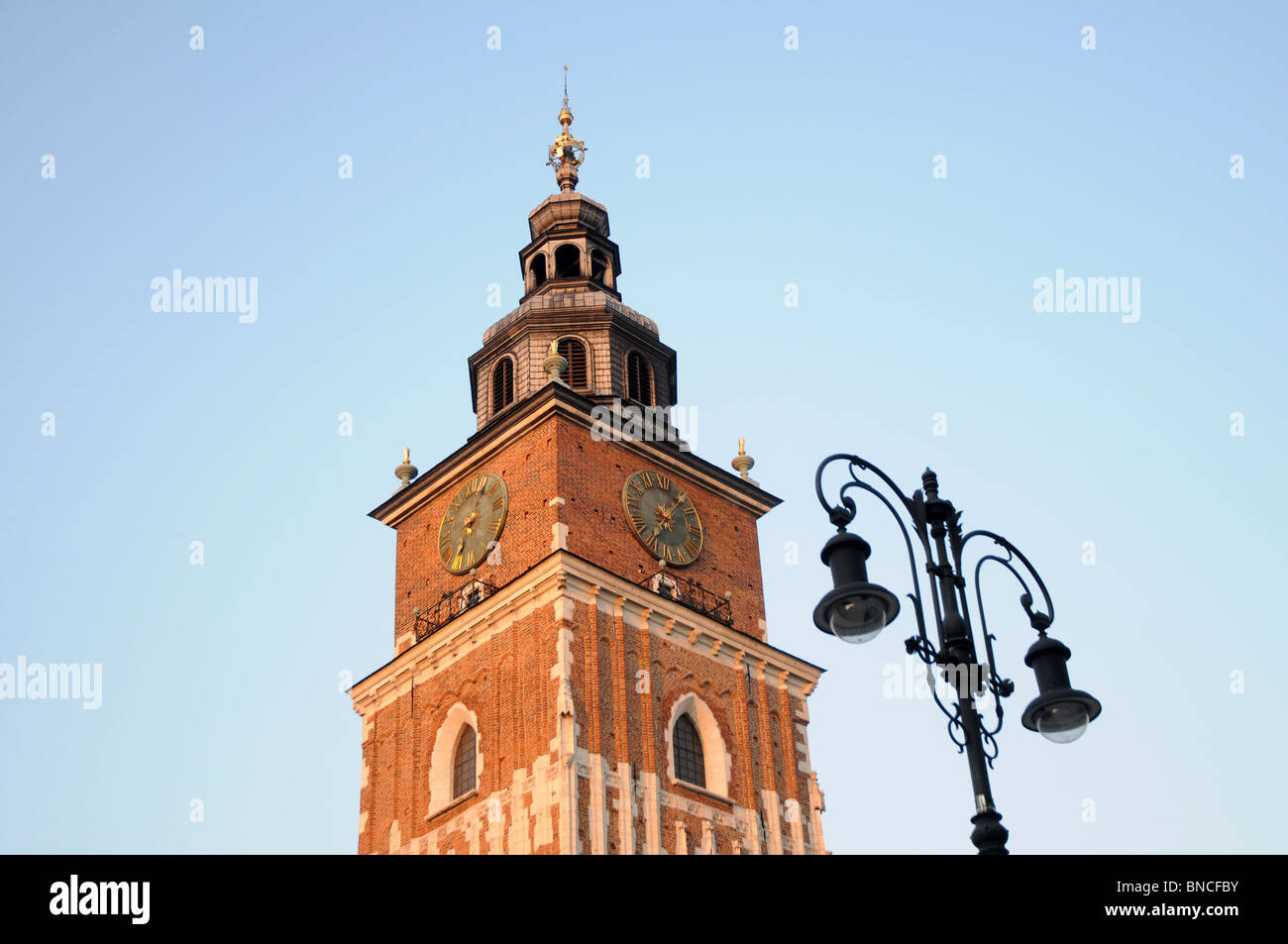 Town Hall Tower a Cracovia, Polonia Foto Stock