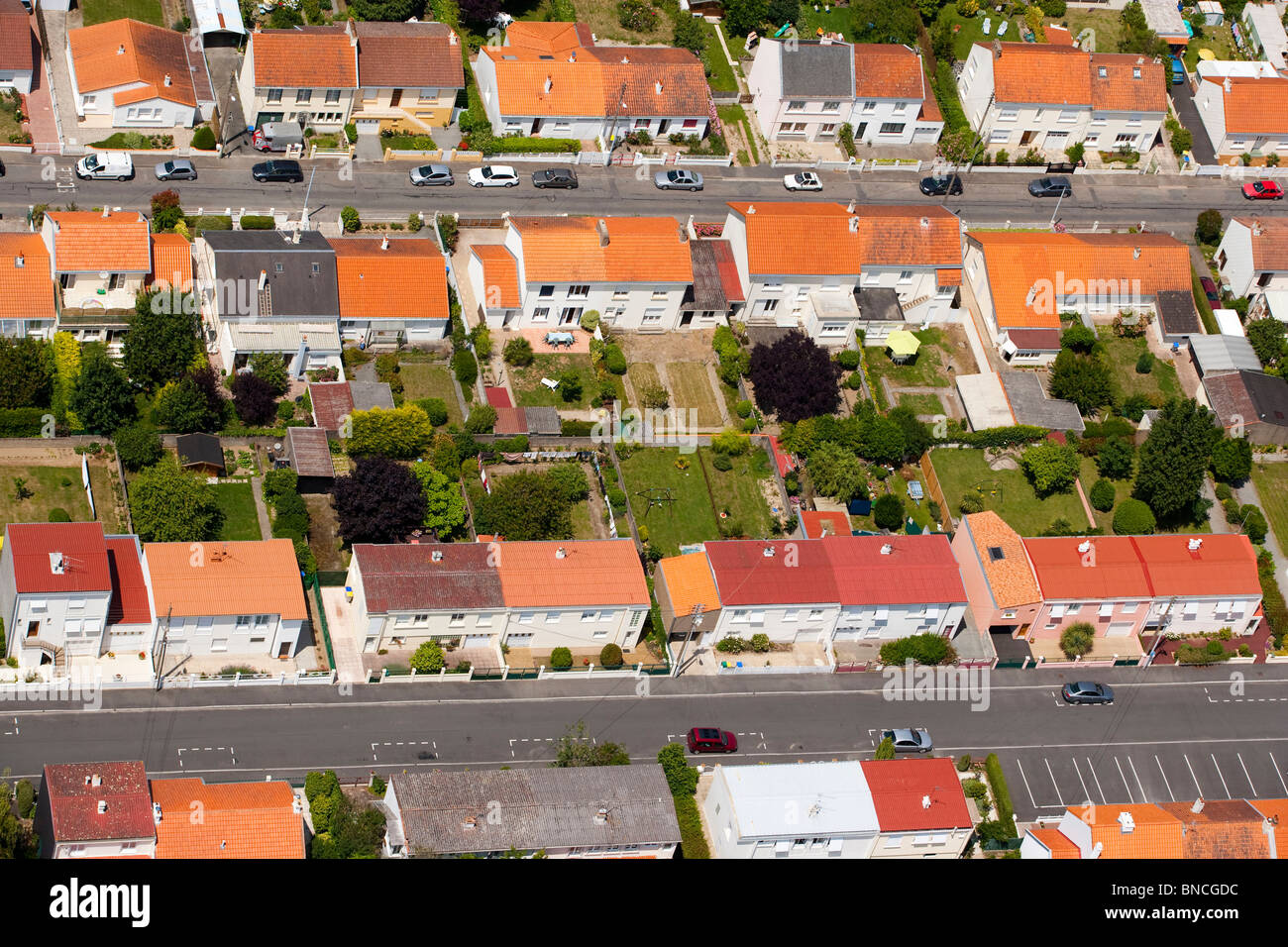 Pianificazione urbanistica in Rezé Foto Stock