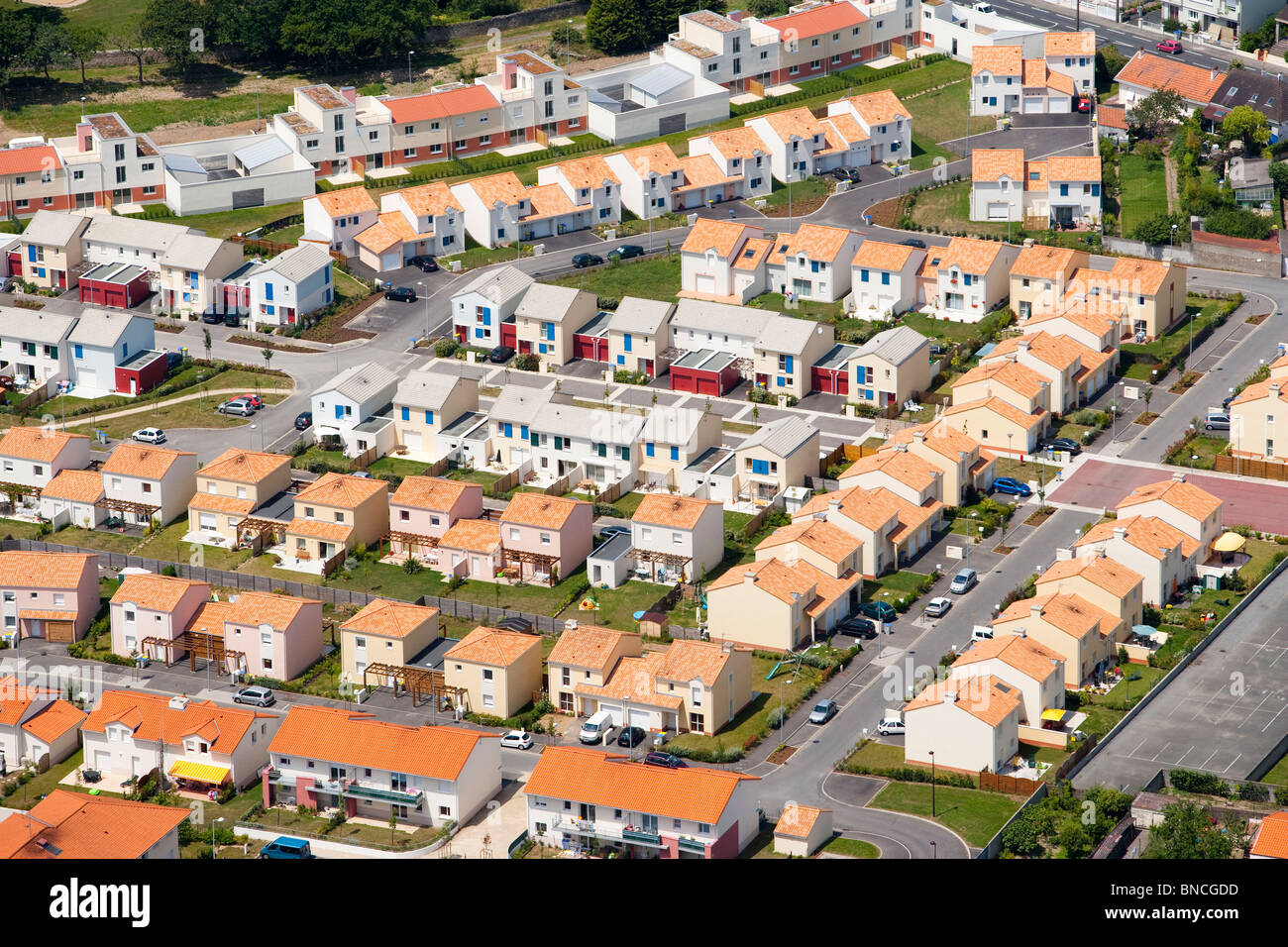 Parco chiamato "Jardins de Praud' Foto Stock