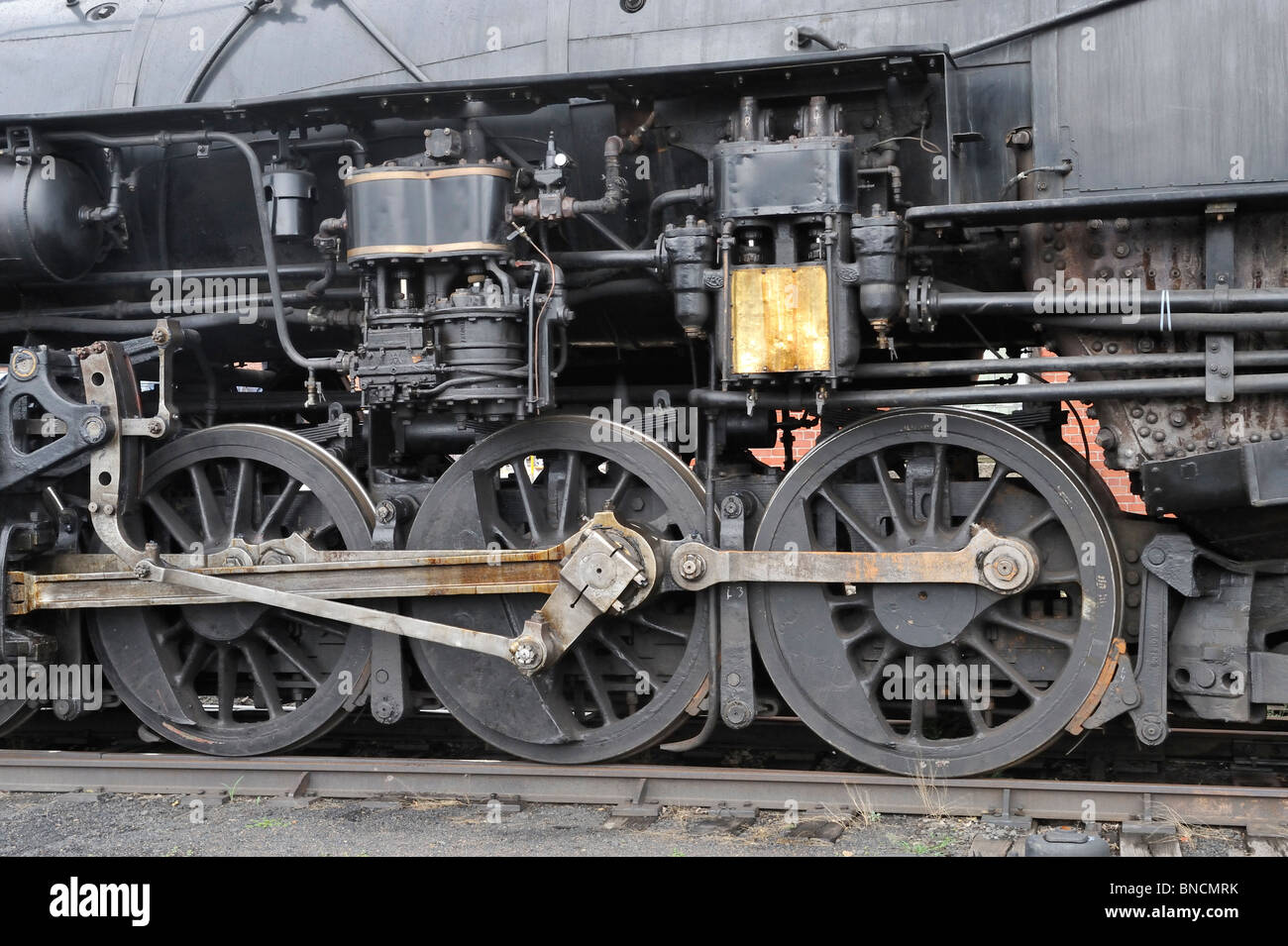 Il Canadian National #3254, Steamtown National Historic Site, Scranton, PA 100710 35584 Foto Stock