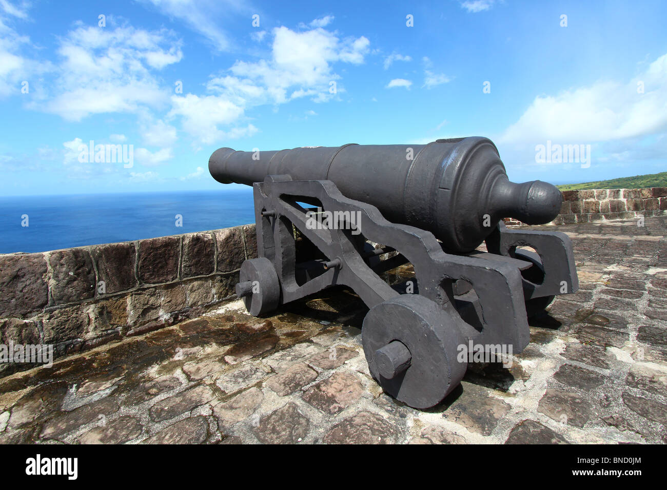 Brimstone Hill Fortress - St Kitts Foto Stock