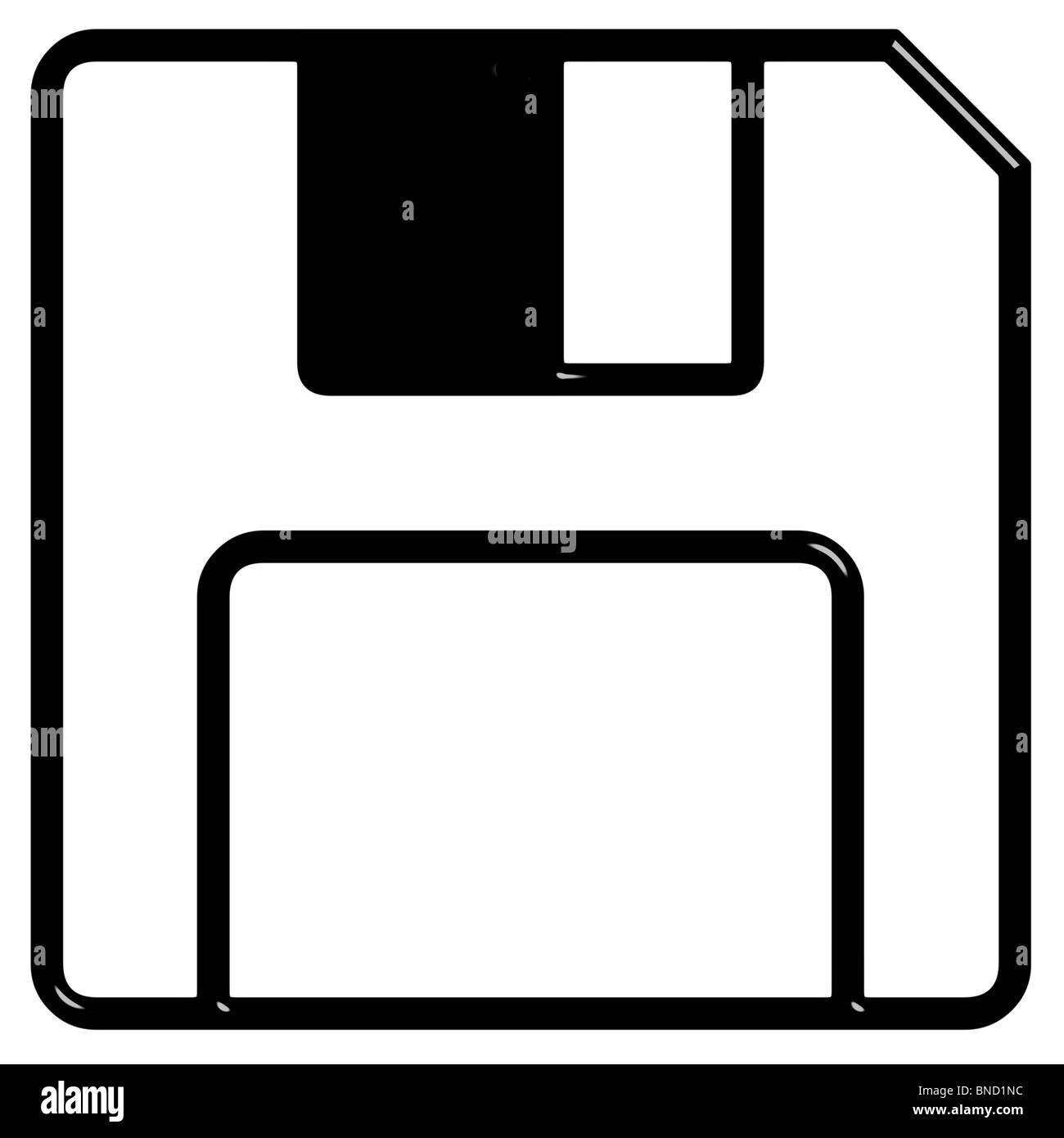 3D 3.5'' pollici floppy disk Foto Stock