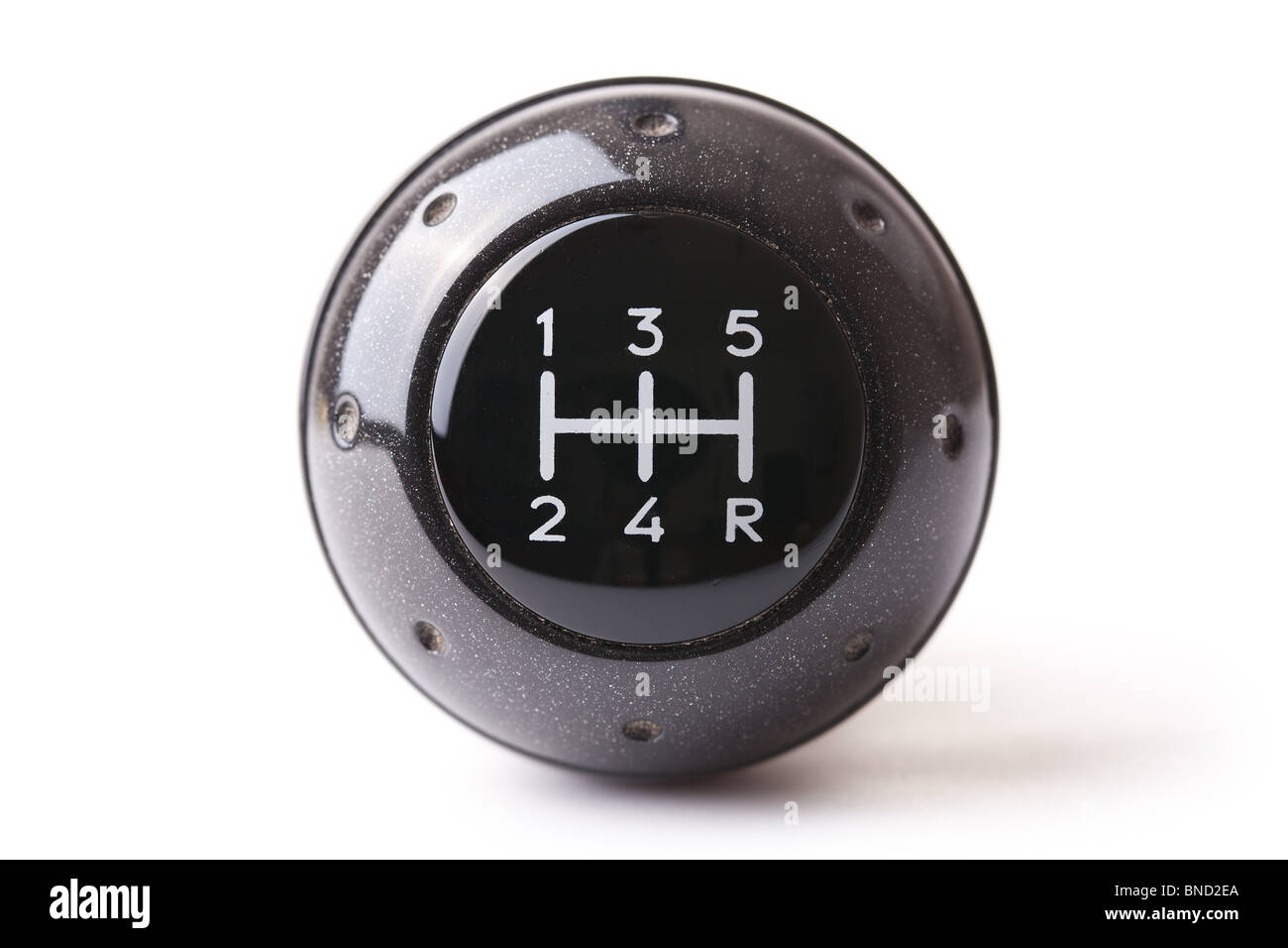 Cambio su sfondo bianco Foto Stock