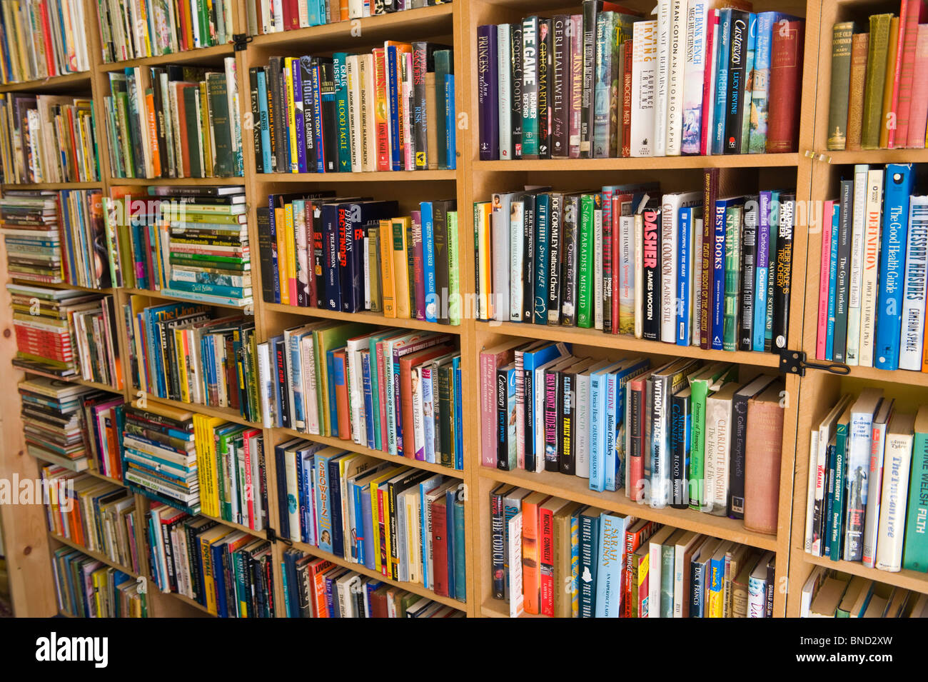 HAYSTACKS onestà bookshop in Hay-on-Wye Powys Wales UK Foto Stock