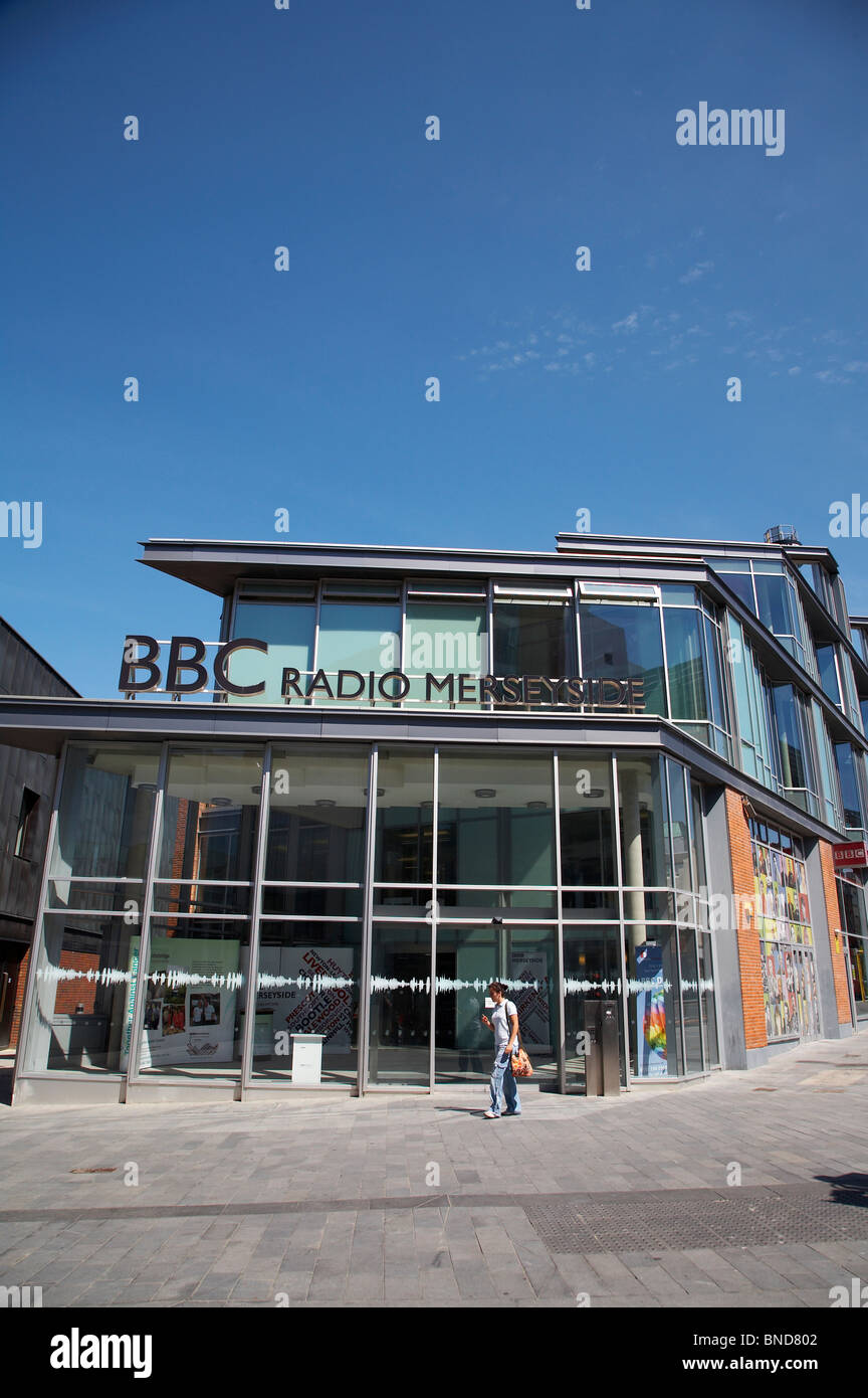 BBC Radio Merseyside a Liverpool Regno Unito Foto Stock