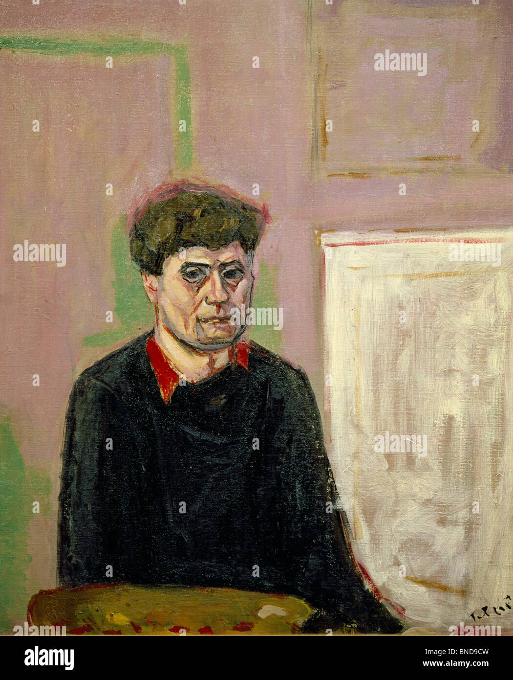 Self-portrait da Pierre Tal-Coat, 1935 (1905-1985) Foto Stock