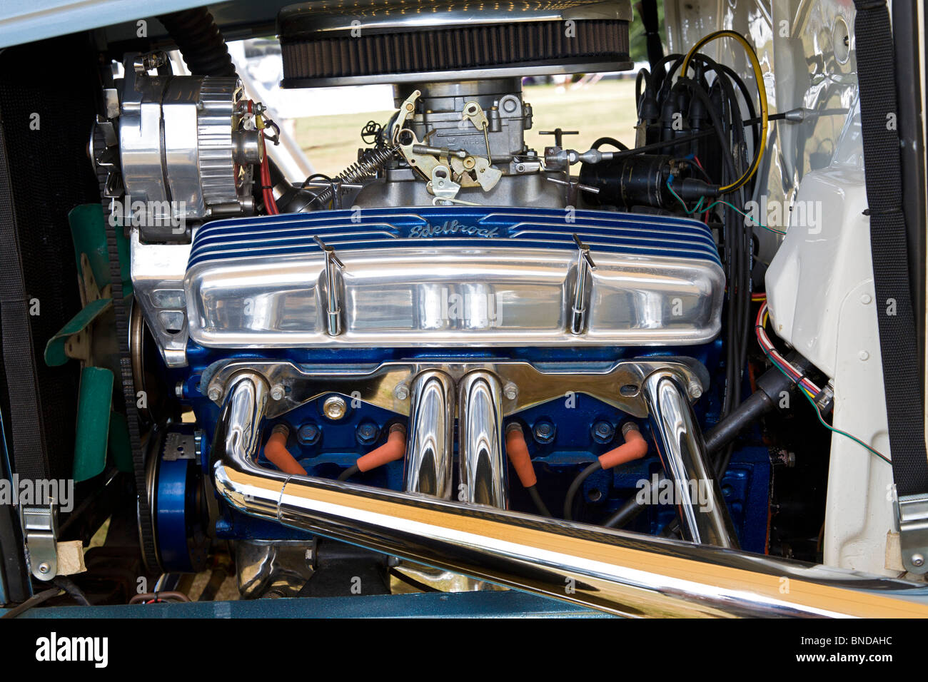Jeff Beck's 1932 Ford 'Little Deuce' Coupe Hot Rod all'auto, Stars & Chitarre display, 2010 Goodwood Festival of Speed, UK. Foto Stock