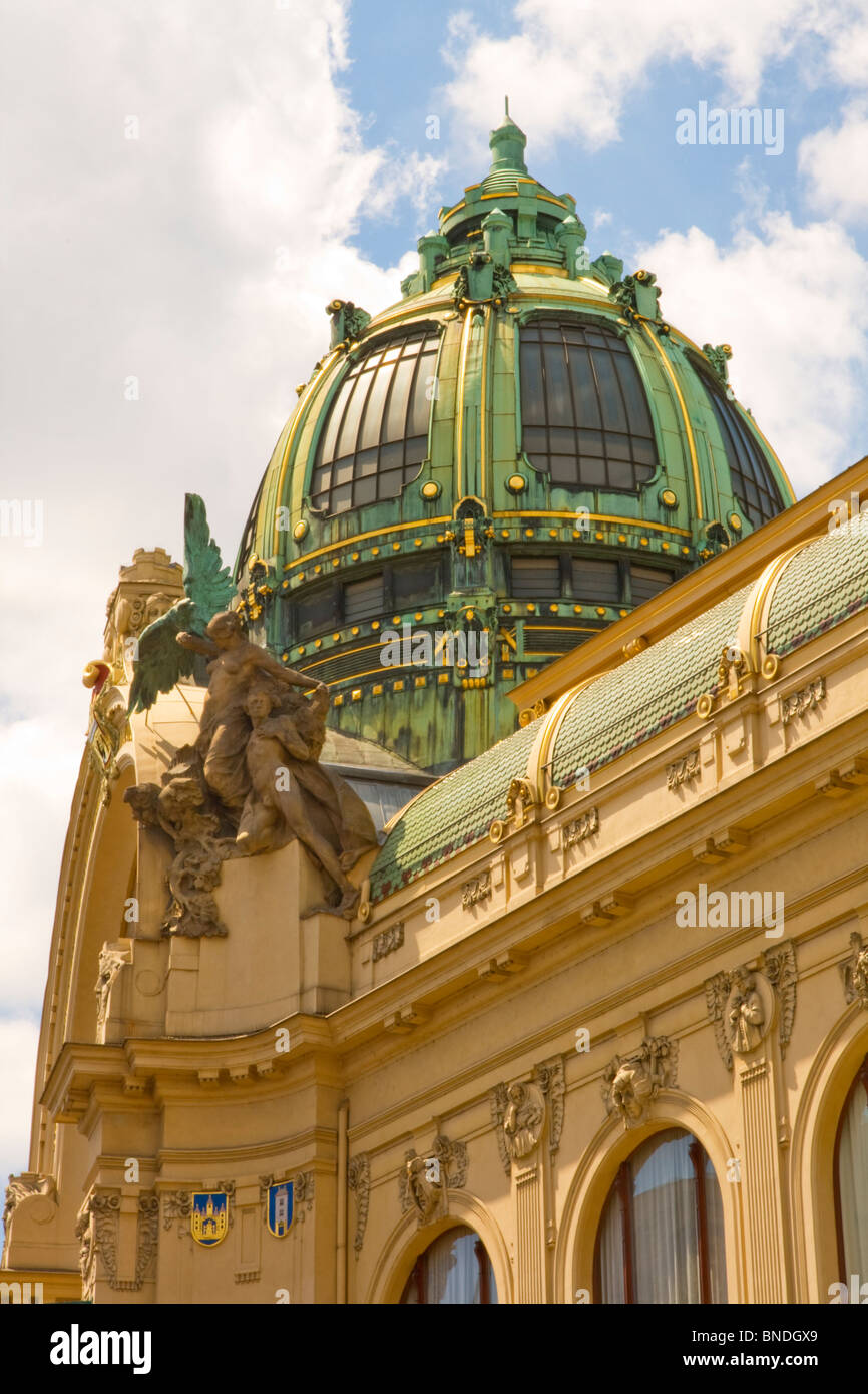 Teatro dell'Opera di Praga edificio Foto Stock