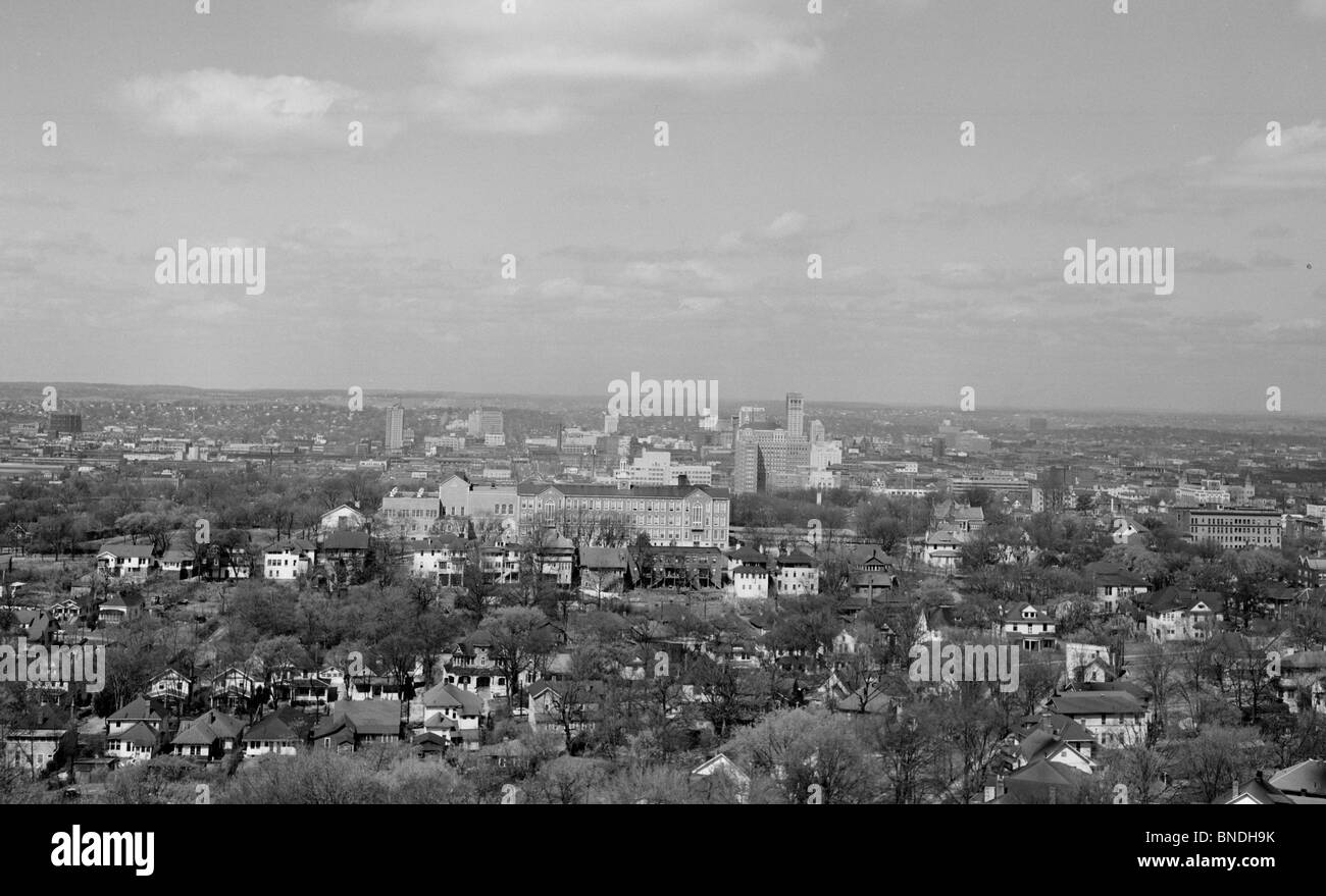 Vista aerea della città di Birmingham, Alabama, STATI UNITI D'AMERICA Foto Stock