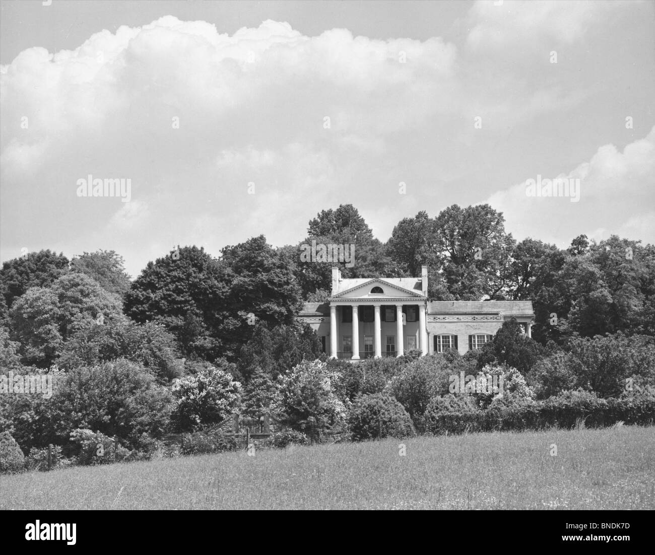 Facciata di una casa, casa di James Monroe, Leesburg, Virginia, Stati Uniti d'America Foto Stock