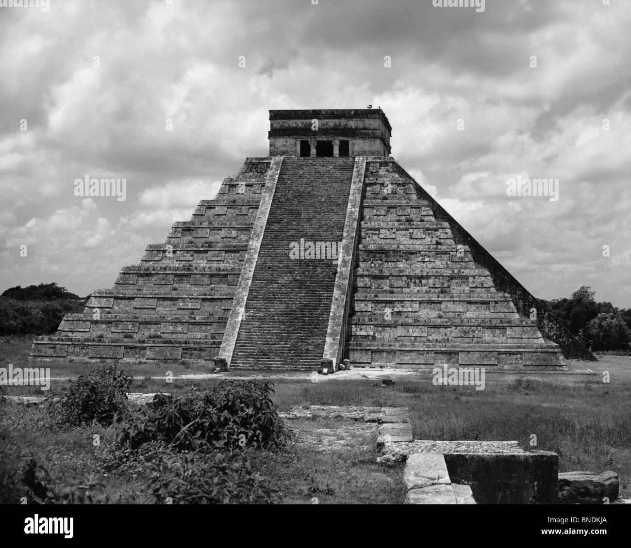 El Castillo Chichen Itza (Maya Messico) Foto Stock