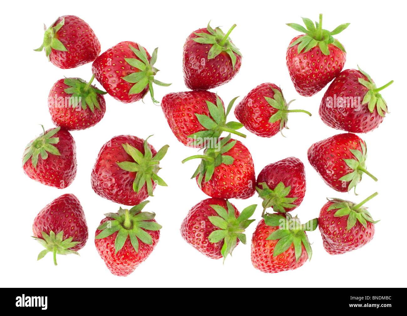 Fresche e gustose fragole Foto Stock