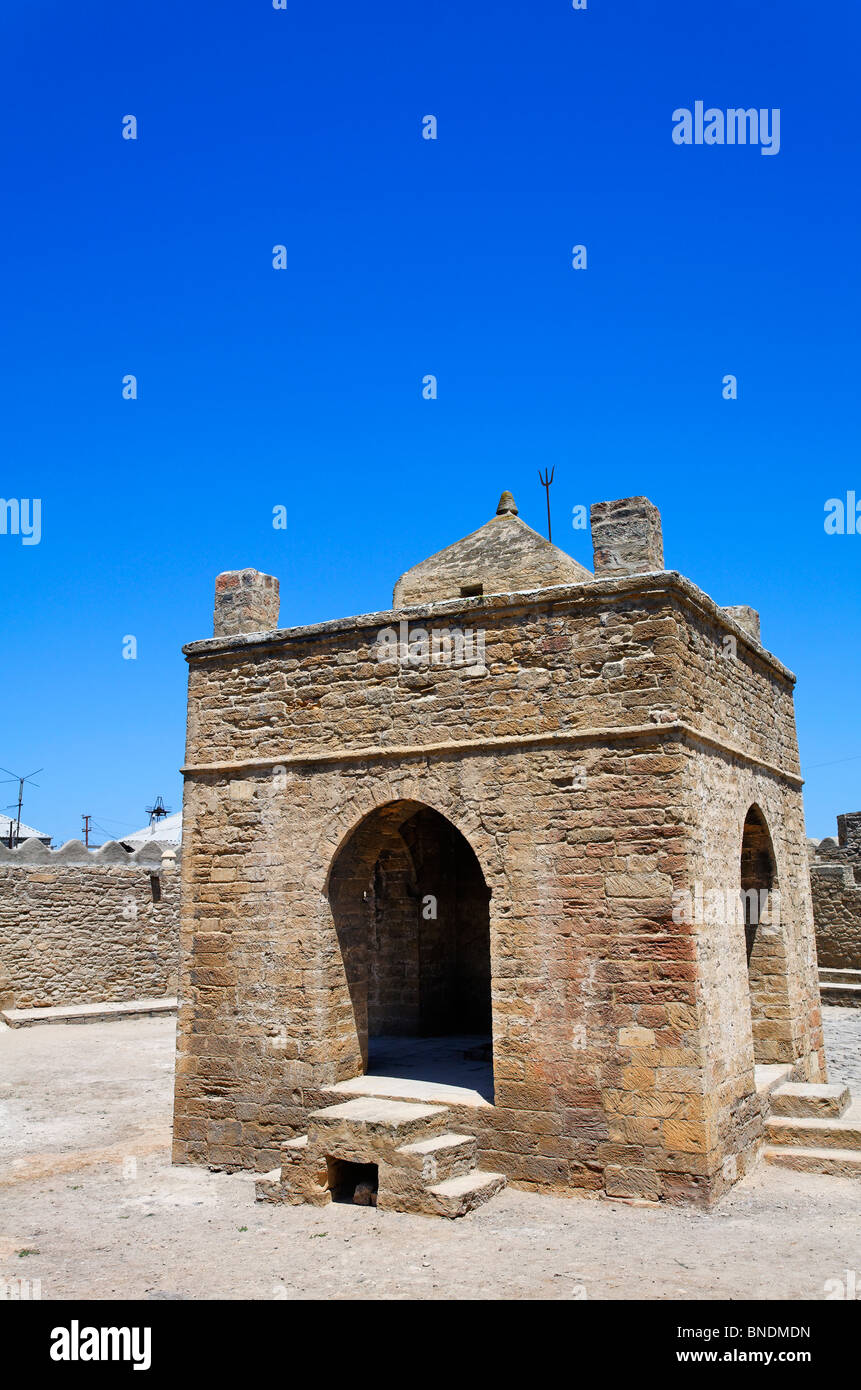 Il Atesgah Zoroastriana Fire tempio, Suraxani, Azerbaigian Foto Stock