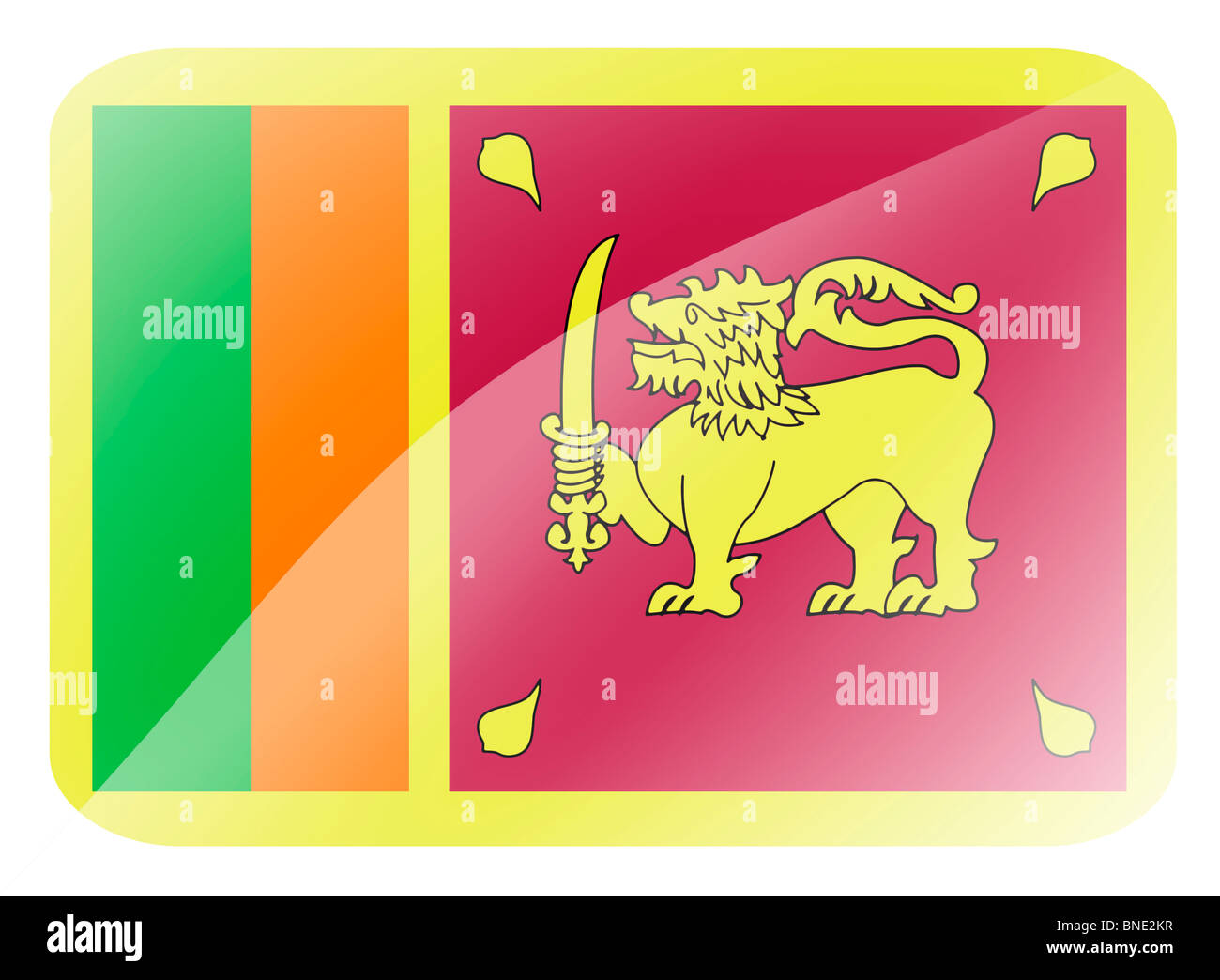 Bandiera Dello Sri Lanka Foto Stock Alamy