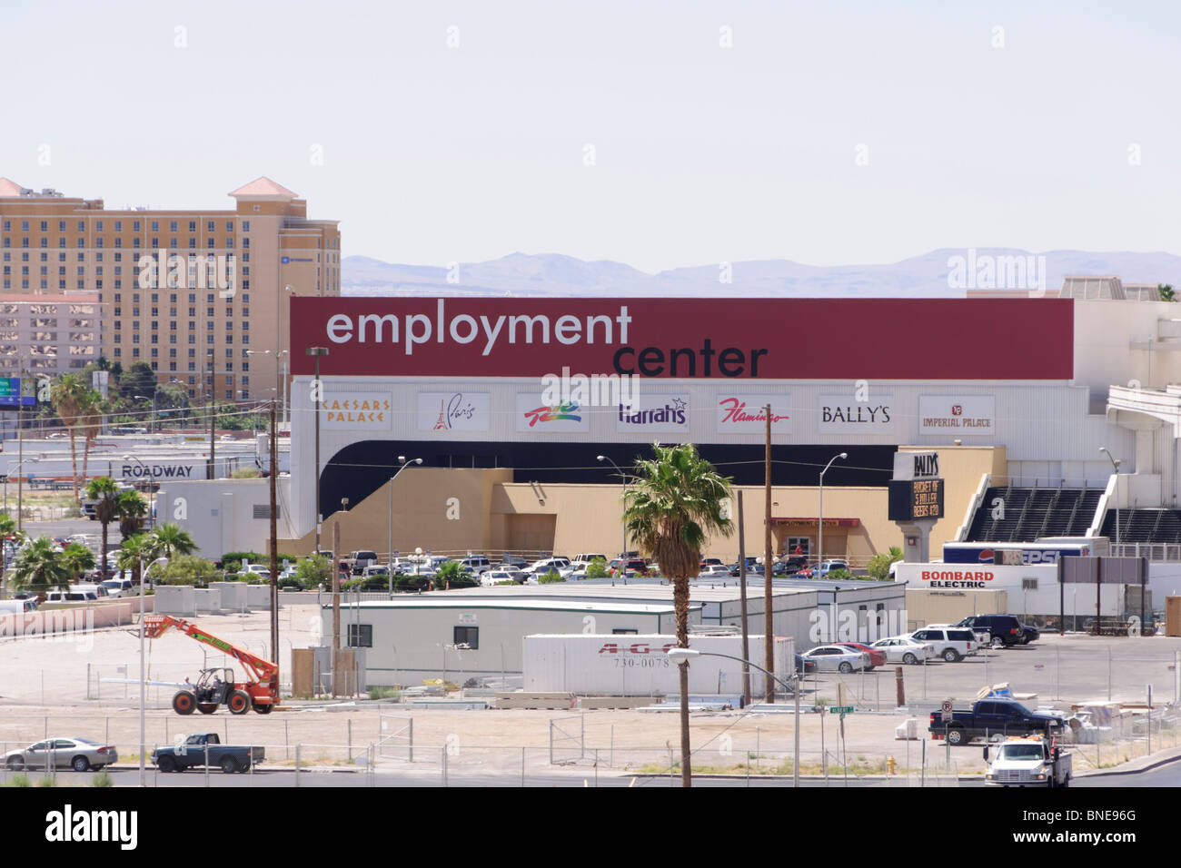 Il Las Vegas Centro di occupazione Foto Stock