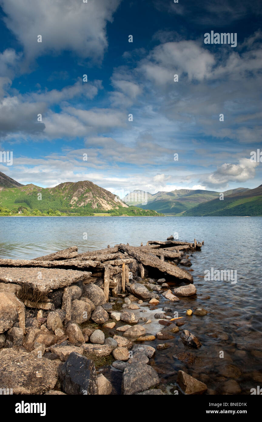 Ennerdale acqua nel Parco Nazionale del Distretto dei Laghi, Inghilterra. Foto Stock