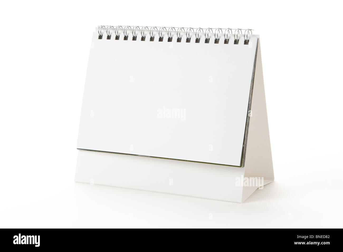 Calendario vuoto close up shot Foto Stock