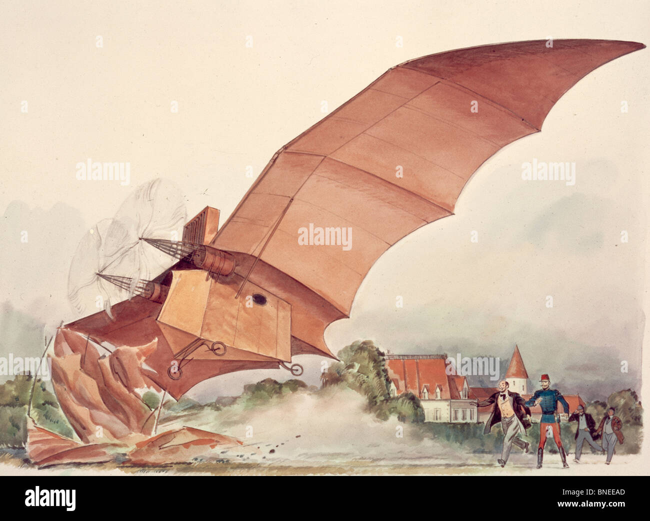 Ader Avion, 1897 Foto Stock