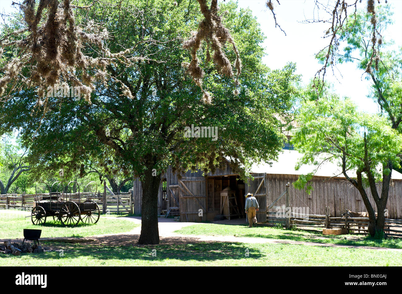 Sauer Becker fattoria della LBJ parco storico e ranch Johnson City, Texas, Stati Uniti d'America Foto Stock