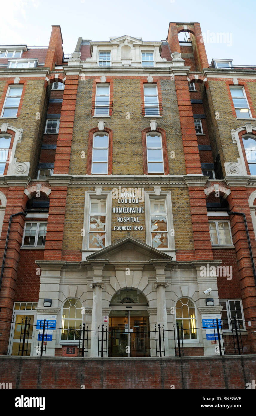 Royal London Homoeopathic Hospital ora Royal Hospital di Londra per la medicina integrata, Bloomsbury England Regno Unito Foto Stock