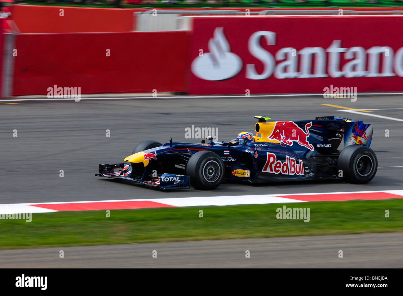 Mark Webber British Grand Prix 2010 vincitore Foto Stock