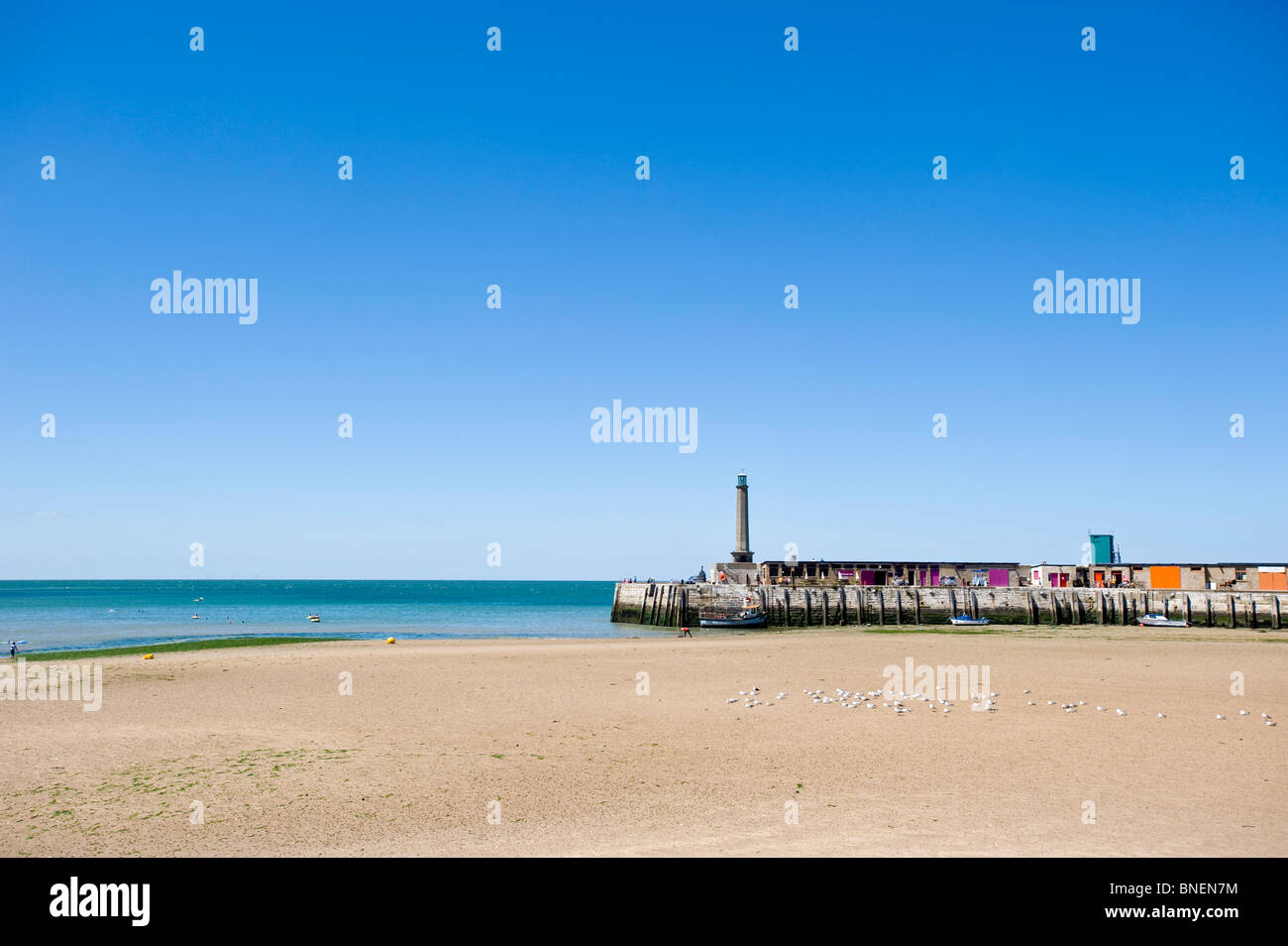 Principali sands beach, Margate, Kent, Regno Unito Foto Stock