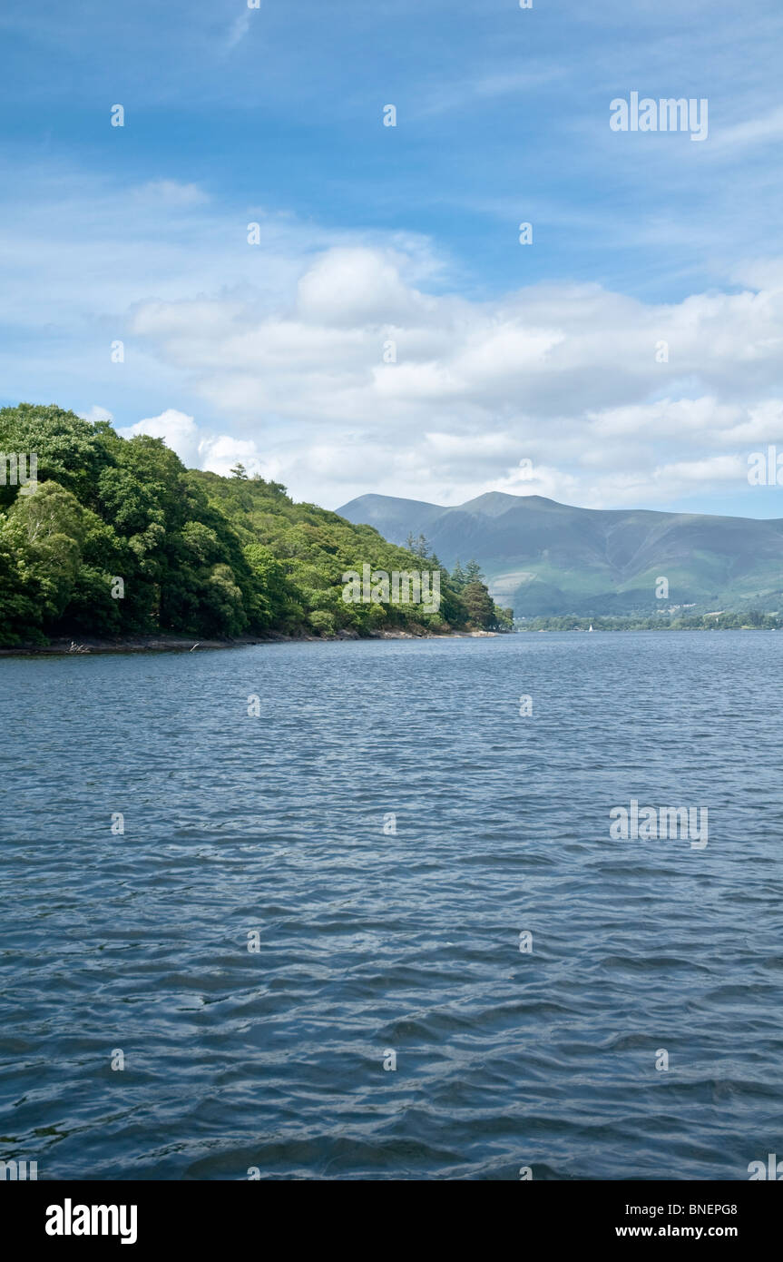 Derwent Water, nel distretto del lago, Cumbria, Regno Unito Foto Stock