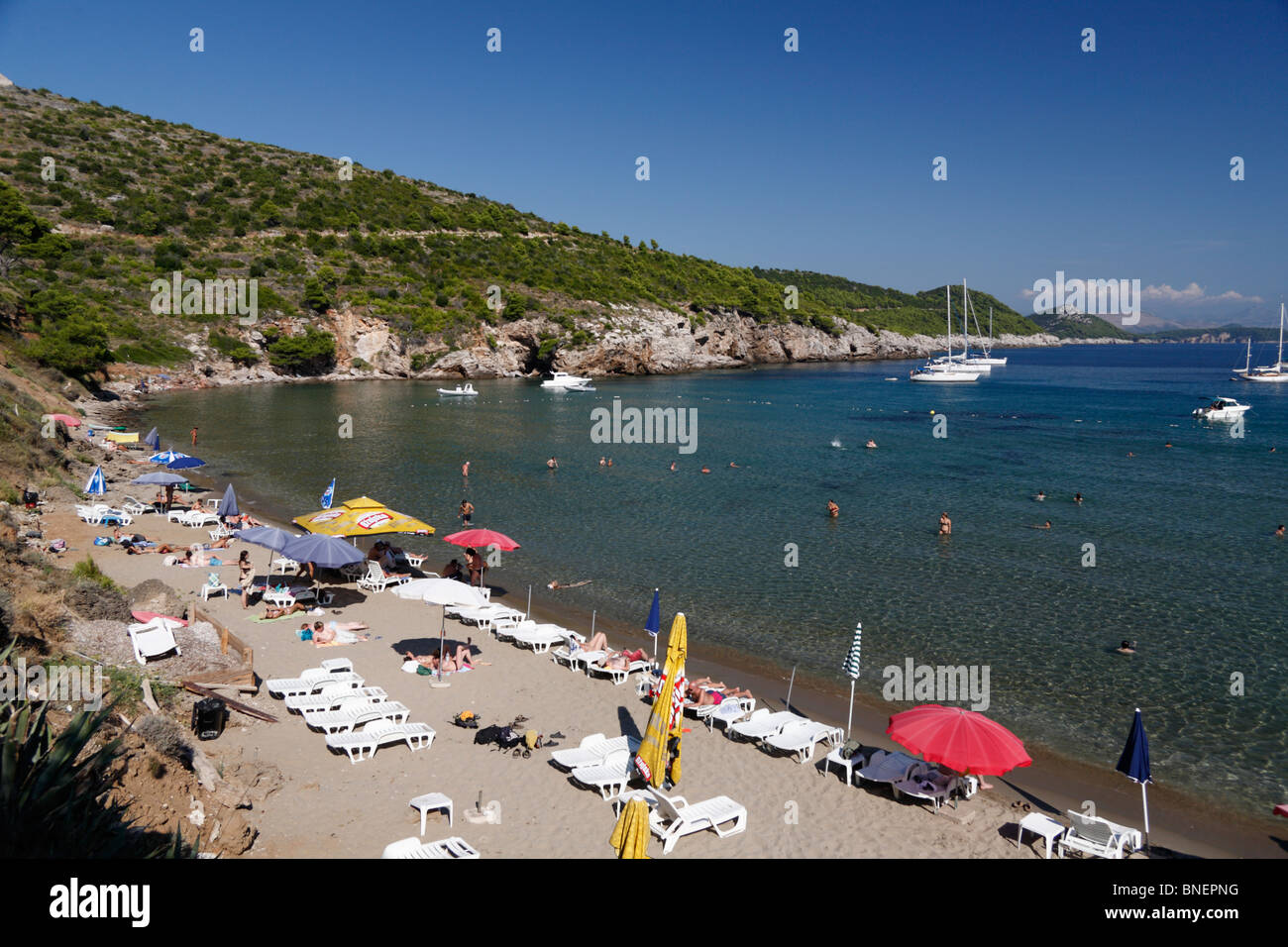 Sunj Baia Con La Spiaggia Migliore Su Lopud Una Delle Isole