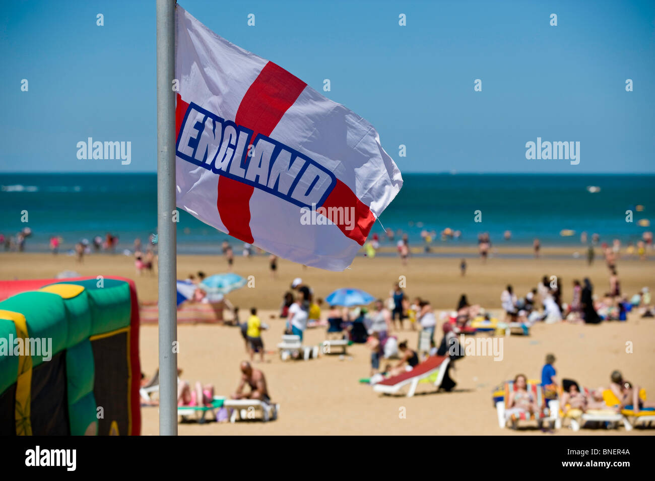 Principali sands beach, Margate, Kent, Regno Unito Foto Stock