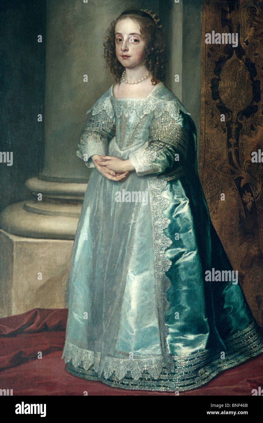 Maria Stuart da Anthony van Dyck, (1599-1641) Foto Stock