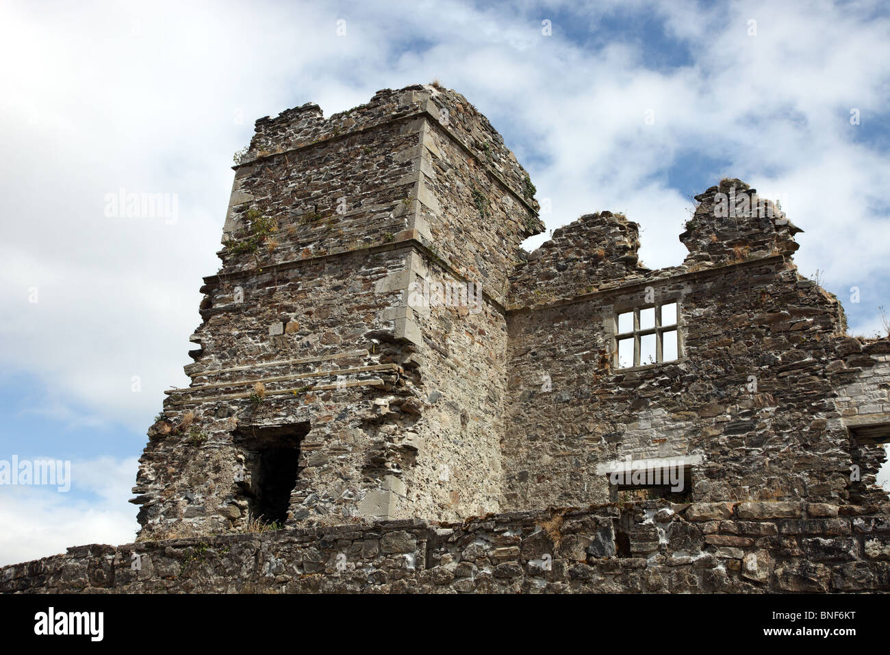 Manorhamilton Castle, Co. Leitrim Foto Stock
