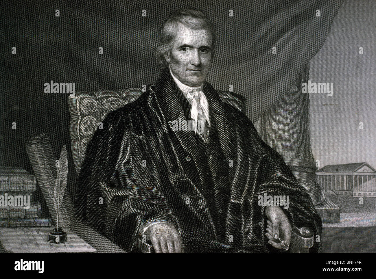 Chief Justice John Marshall, Corte Suprema, Storia Americana Foto Stock